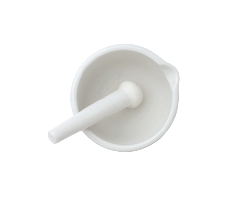 Moździerz porcelanowy z tłuczkiem fi 80 mm