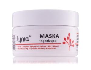 Beruhigende Maske. Aprikose, Beruhigungskomplex, Gurke, Algen, Aloe Vera, Meerwasser