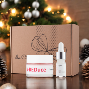 Geschenkset: V-REDuce Maske und Ceramide Ampulle